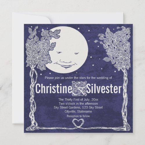 Love Under the Stars, wedding Custom Announcements