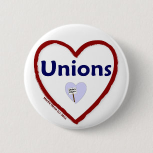 Love: Unions - Button