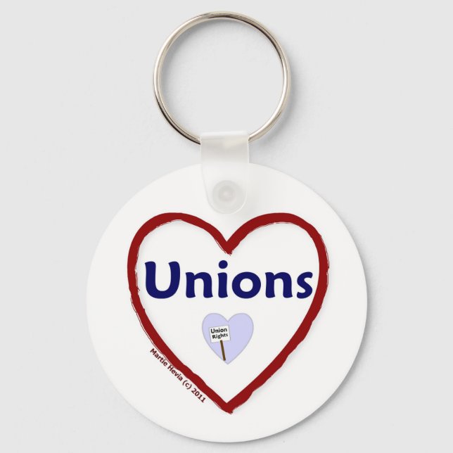 Love Unions Keychain (Front)