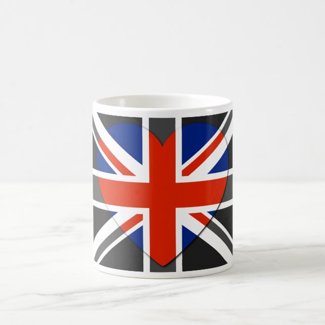Love United Kingdom - Flag Vintage Mugs (Center)
