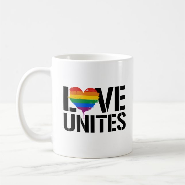 Love Unites Coffee Mug (Left)