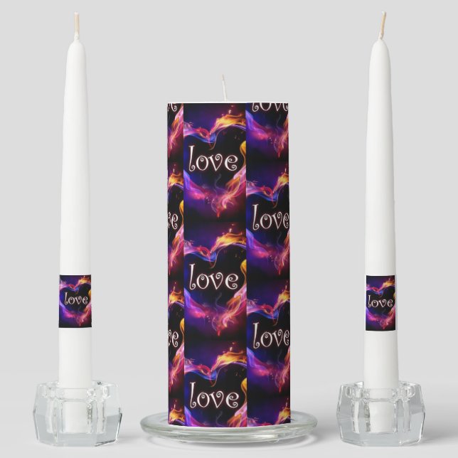 Love Unity Candle Set (Front)