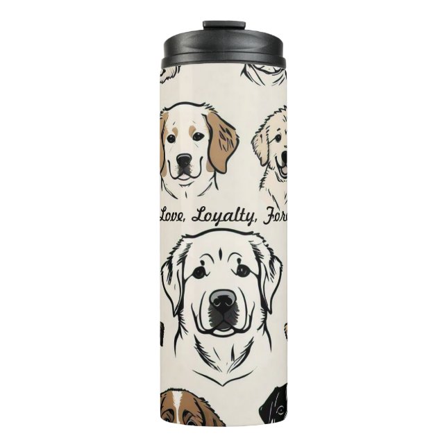 "Love Unleashed" Thermal Tumbler (Front)