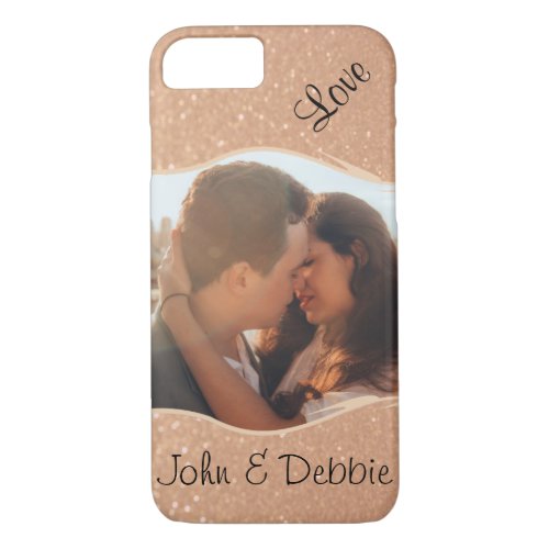 Love  Upload Photo  Personalized iPhone 87 Case