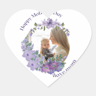love ur mother heart sticker