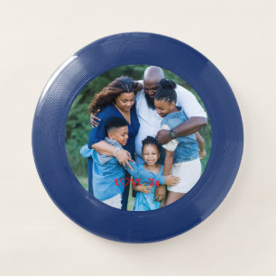 "LOVE US" Family Photo PERSONALIZE It Wham-O Frisbee