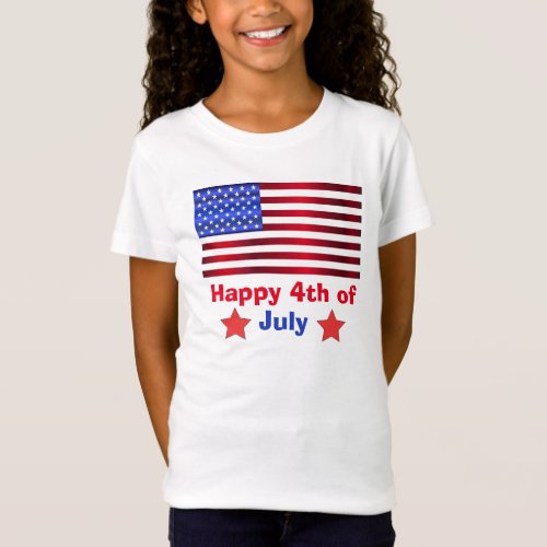 Love USA Flag Kids Basic Tank Top