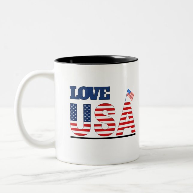 Love Usa new mug designs  (Left)