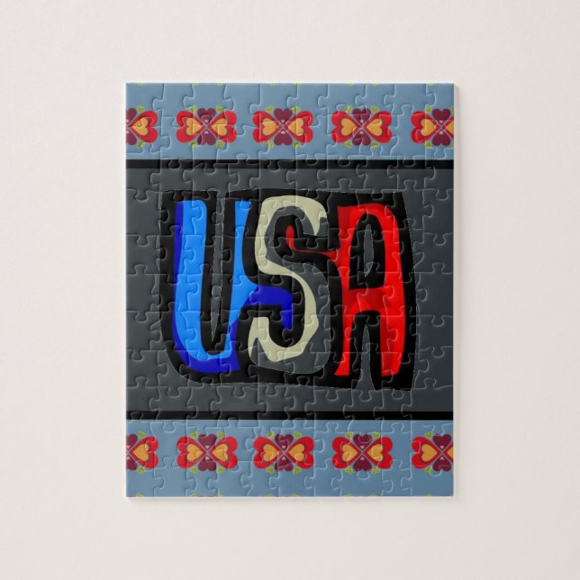 Love USA Puzzle (Vertical)