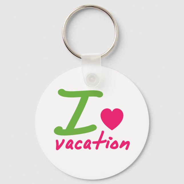 Love vacation keychain (Front)