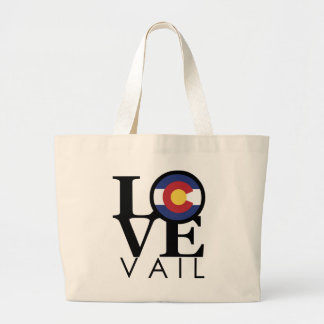 LOVE Vail Colorado Large Tote Bag