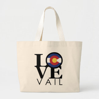 LOVE Vail Colorado Large Tote Bag