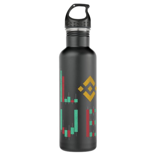 LOVE Valentine Binance Coin HODL To The Moon Stainless Steel Water Bottle