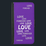 LOVE VALENTINE, BIRTHDAY, ANNIVERSARY WEDDING GIFT SAMSUNG GALAXY S5 WALLET CASE<br><div class="desc">This design is more suitable for gift for creative people.</div>