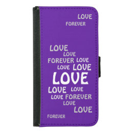 LOVE VALENTINE, BIRTHDAY, ANNIVERSARY WEDDING GIFT SAMSUNG GALAXY S5 WALLET CASE