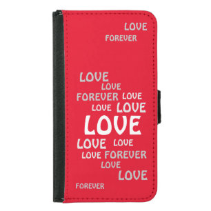 LOVE VALENTINE, BIRTHDAY, ANNIVERSARY WEDDING GIFT SAMSUNG GALAXY S5 WALLET CASE