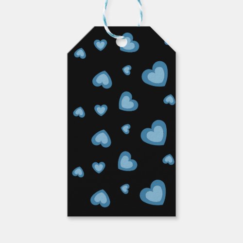 LOVE VALENTINE BIRTHDAY PARTY GIFT WITH HEARTS GI GIFT TAGS