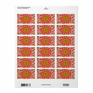 LOVE VALENTINE, BIRTHDAY, PARTY GIFT, WITH HEARTS LABEL