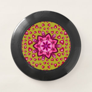 LOVE VALENTINE, BIRTHDAY PARTY GIFT WITH HEARTS , Wham-O FRISBEE