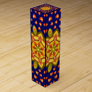 LOVE VALENTINE, BIRTHDAY, PARTY GIFT WITH HEARTS WINE BOX