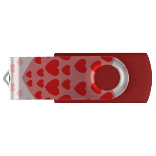 LOVE VALENTINE BIRTHDAY WEDDING GIFT WITH HEARTS  FLASH DRIVE