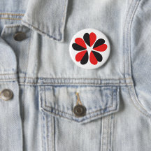 love valentine couple red black floral new simple