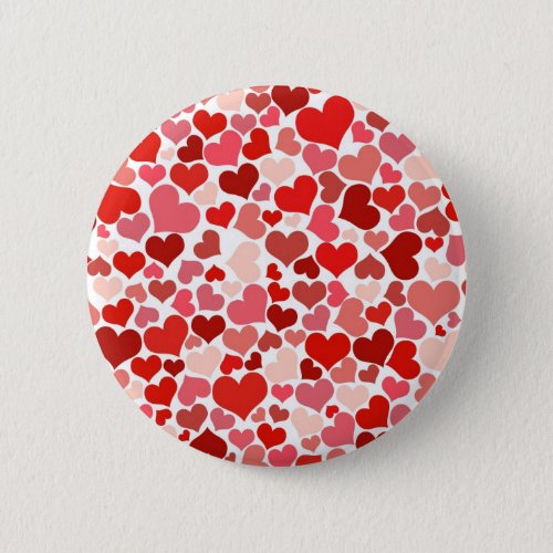 Love Valentine Day Heart Women Pink Rose Button