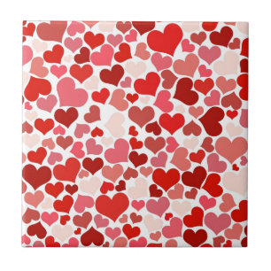 Love, Valentine, Day, Heart, Women, Pink, Rose Tile