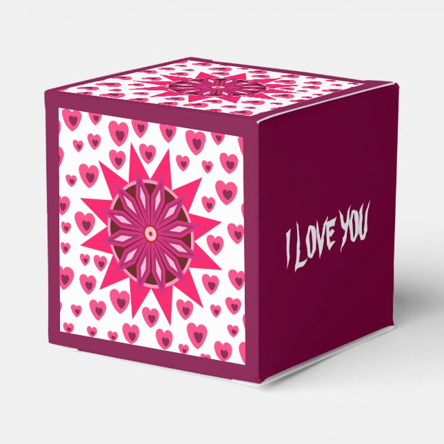 LOVE VALENTINE GIFT TO GIRLFRIEND BOYFRIEND FRIEND FAVOR BOXES (Back Side)