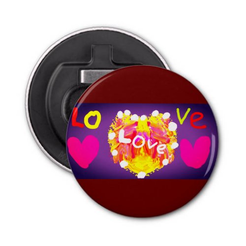 Love Valentine heart Mug Magnet Bottle Opener
