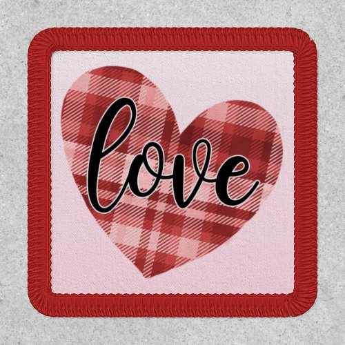 Love Valentine Heart Patch