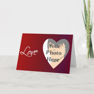 Love Valentine Photo Frame Card