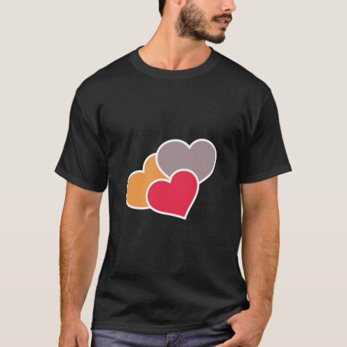 Love Valentine s Day Couple Relationship Heart  In T_Shirt