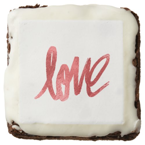 Love Valentines Day Brownie
