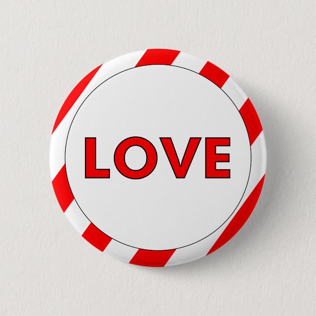 Love Valentines Day Button (Front)