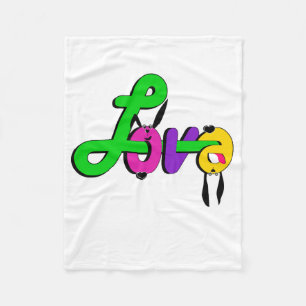 Love, Valentine's day Fleece Blanket