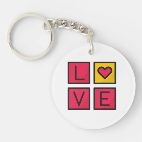 Love_valentines day keychain
