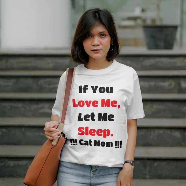 Love Valentines Day Outfit Funny Personalized Cat T-Shirt (Creator Uploaded)