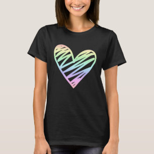 Love Valentine's Day Pastel Rainbow  1 T-Shirt
