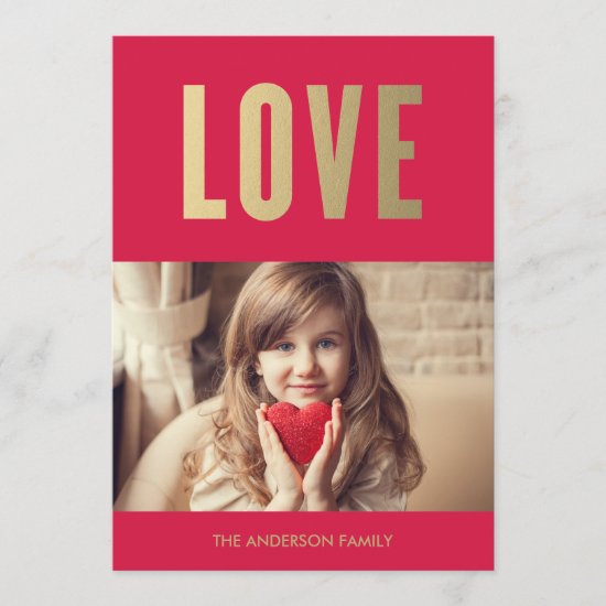 Love | Valentine's Day Photo Card