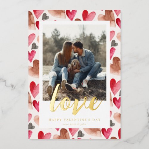 Love Valentines Day Photo Holiday Card