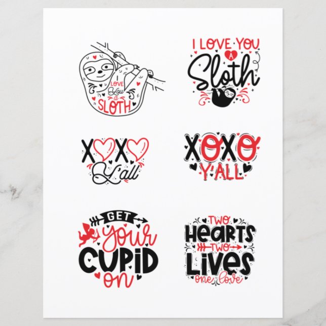 Love Valentines Day Romantic Quotes (Front)