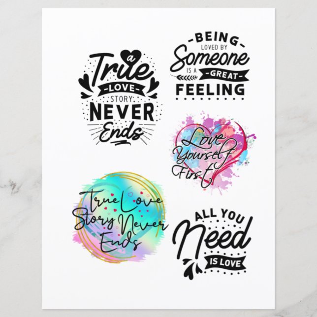 Love Valentines Day Romantic Quotes (Front)