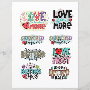 Love Valentines Day Romantic Scrapbook elements