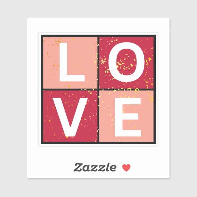 Love, Valentines Day     Sticker (Sheet)