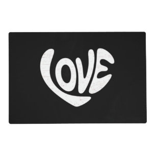 Love Valentine's Day Women's Valentine's Day Essen Placemat