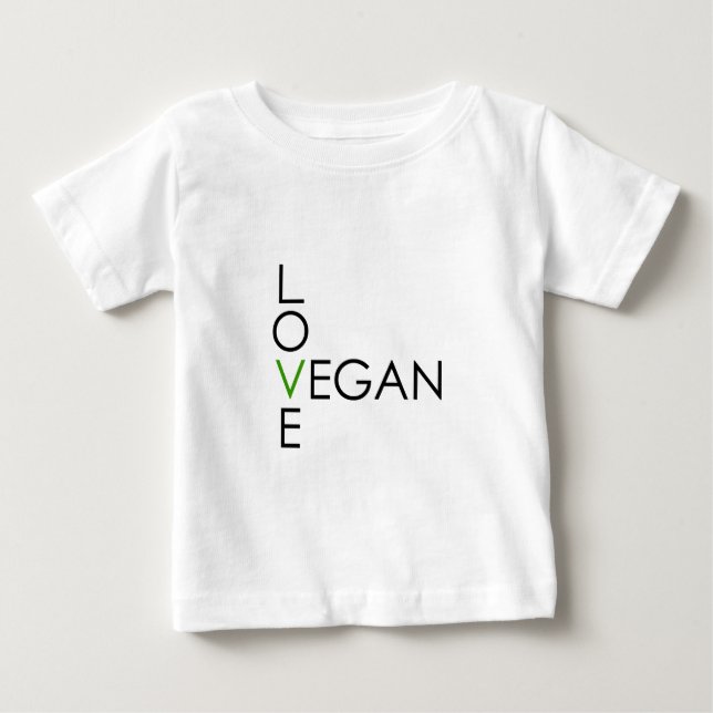 Love Vegan Baby T-Shirt (Front)
