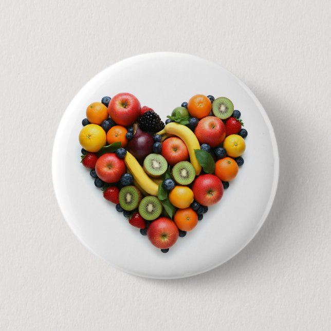 Love Vegan Button (Front)