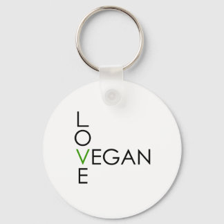 Love Vegan Keychain