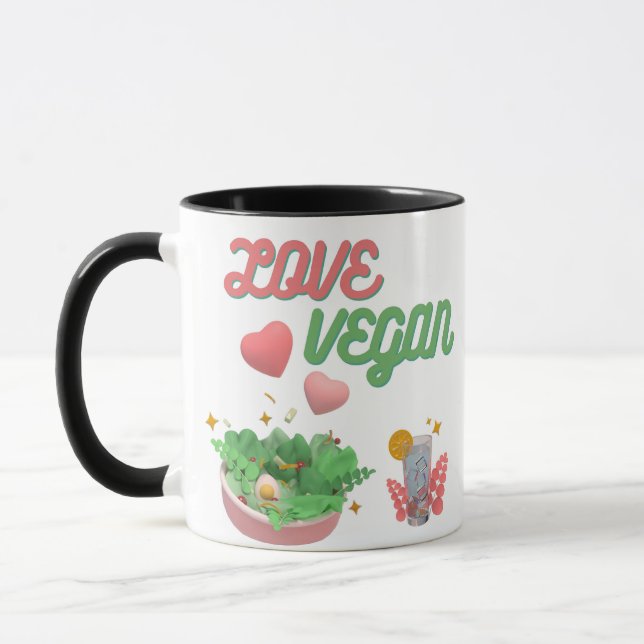 love vegan mug (Left)